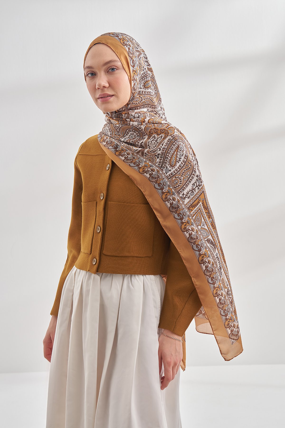 ETRO VUAL PASHMINA DESEN ŞAL - DORE