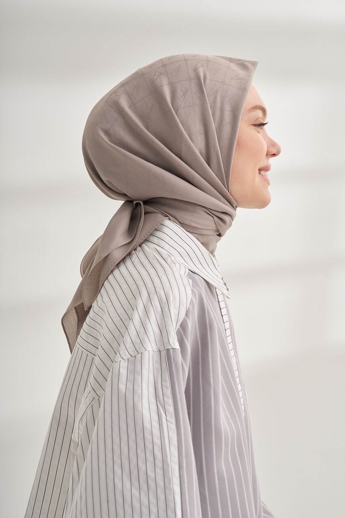 SEHER A DESEN EŞARP - VİZON
