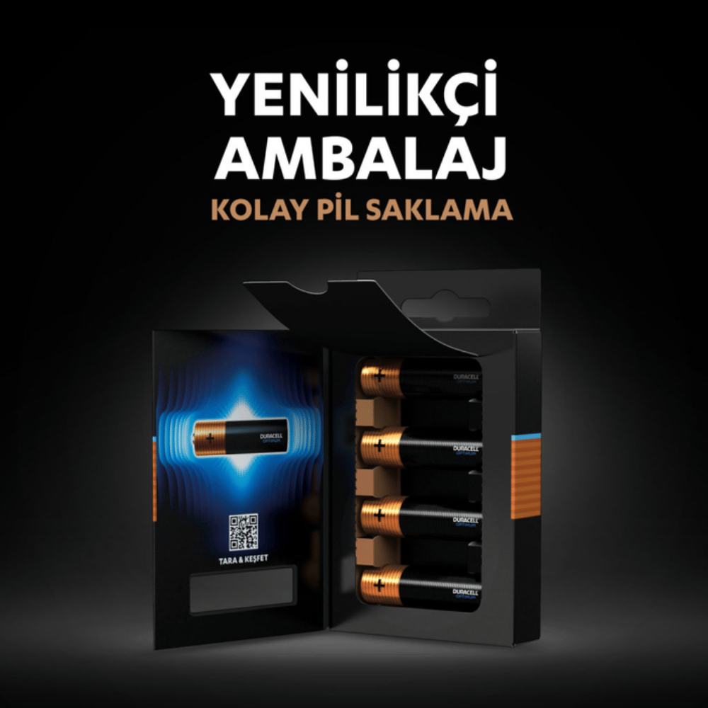 Duracell Optımum AA 4'lü Kalın Pil