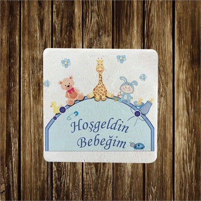 Bebek Şekeri Doğal Taş Magnet Hayvanlar Alemi