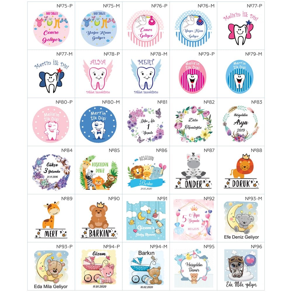 Baby Shower Lavanta Kesesi Bebek Şekeri Oyuncak Ayım