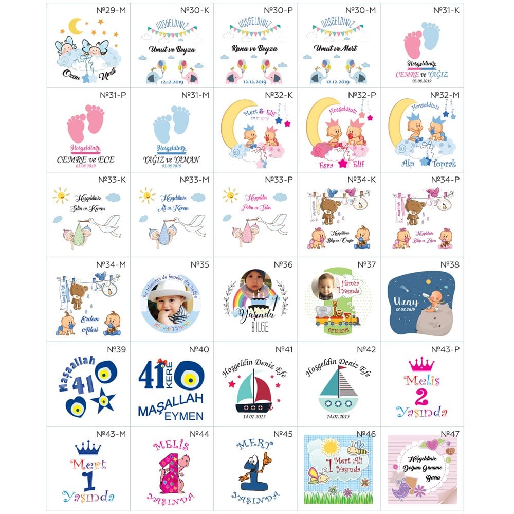 Baby Shower Lavanta Kesesi Bebek Şekeri Oyuncak Ayım