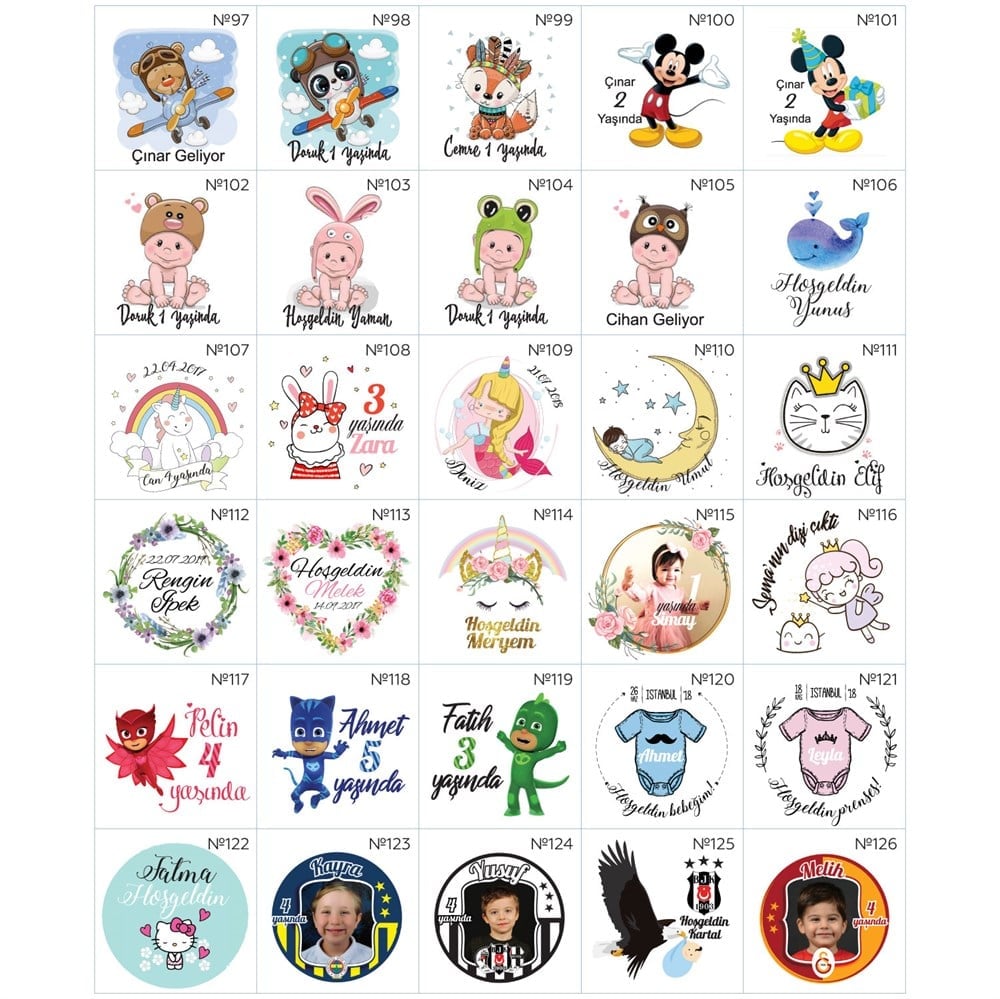 Doğum Günü Hediyelik Magnet Bebek Şekeri Bebek Magnet İsimli Kapak Açacak Minnie Mouse