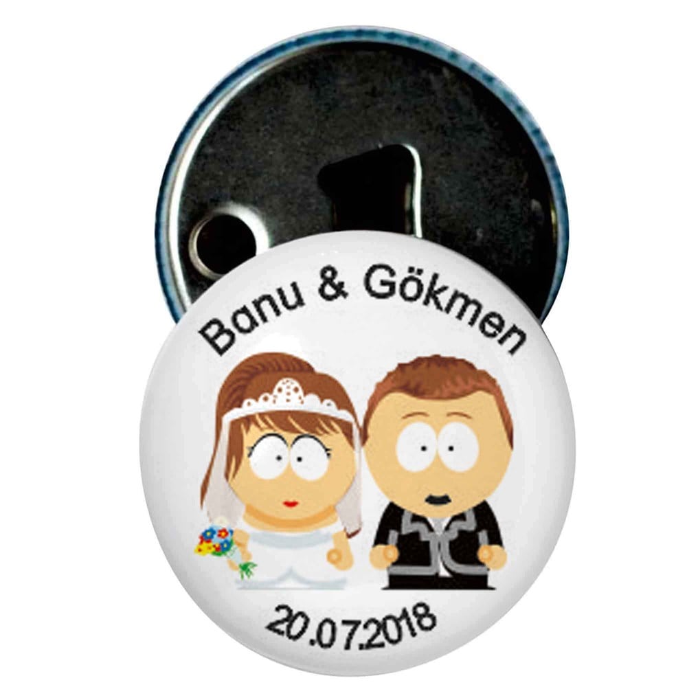 Nikah Şekeri Magnet Kapak Açacak South Park