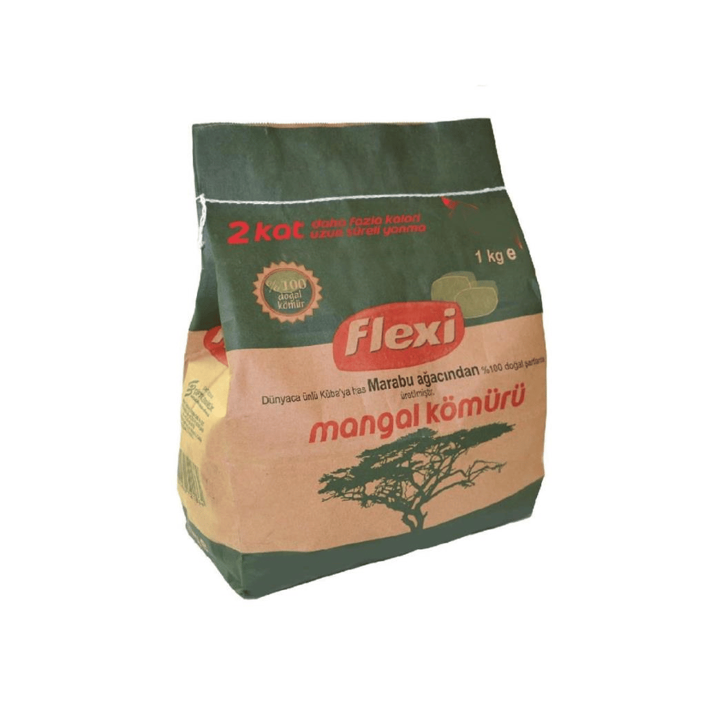 Mangal / Barbekü & SemaverFlexiFlexi Mangal Kömürü 1 KG