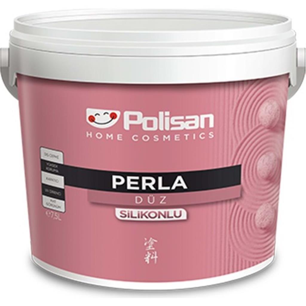 Dış Cephe BoyalarıPOLİSANPolisan Perla Silikonlu Dış Cephe Boyası Beyaz 2.5 Lt