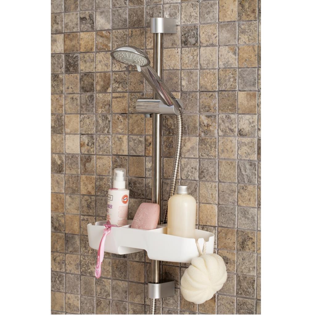 Banyo AksesuarPRİMANOVAPrimanova M-N23-01 Drıppy Duş Sepeti Beyaz