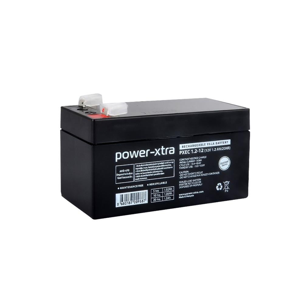 Power-Xtra EcoLead Series - PXEC1.2-12 - 12V 1.2 Ah Kuru Akü