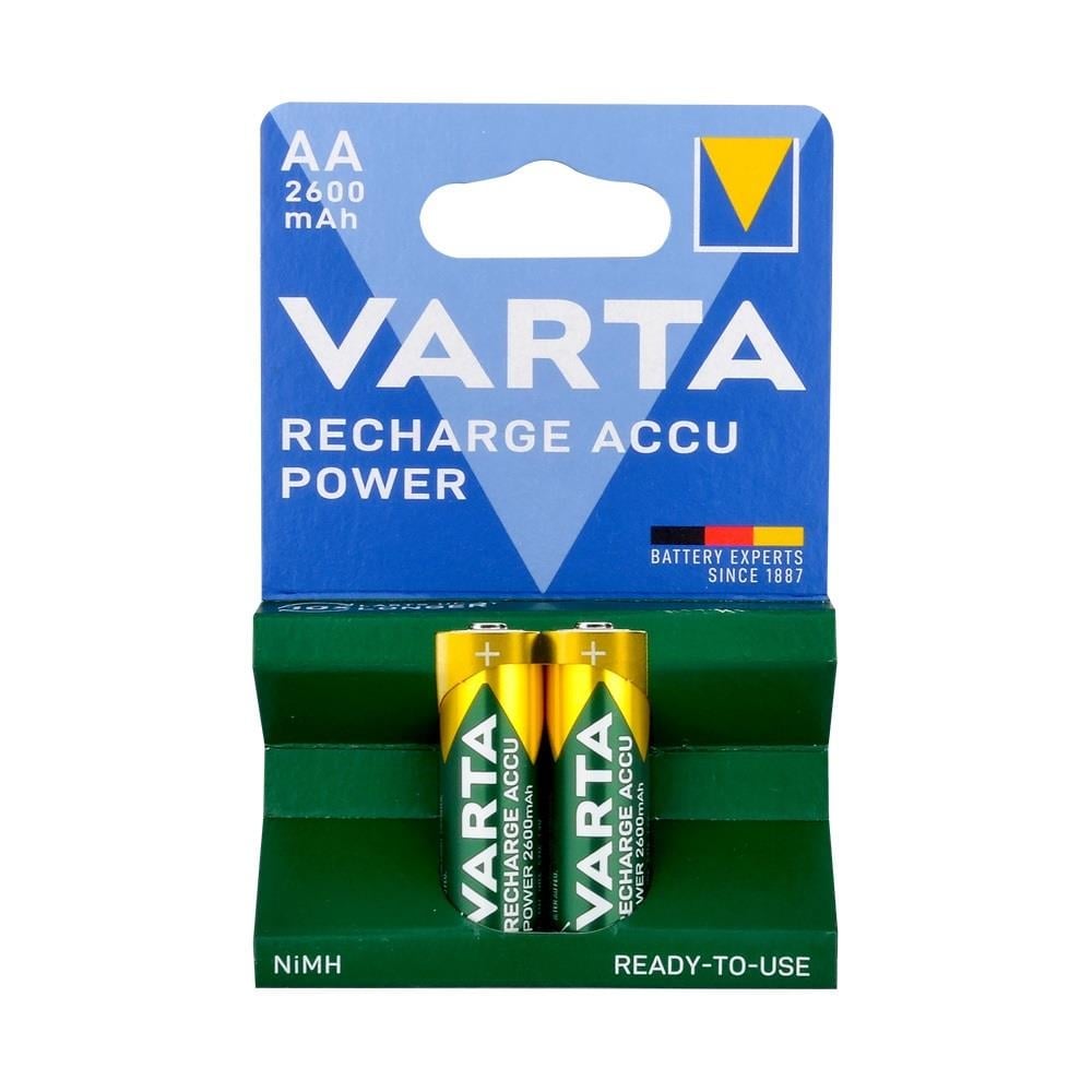 Varta  Rechargeable Accu Ready 2 Use AA 2600mAh Kalem Pil Şarj Edilmiş Kullanıma Hazır 2'li