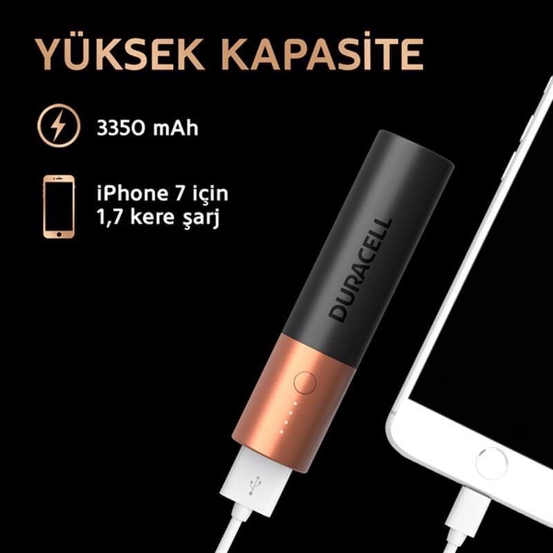 Duracell Powerbank 3350 mAh 24 Saat