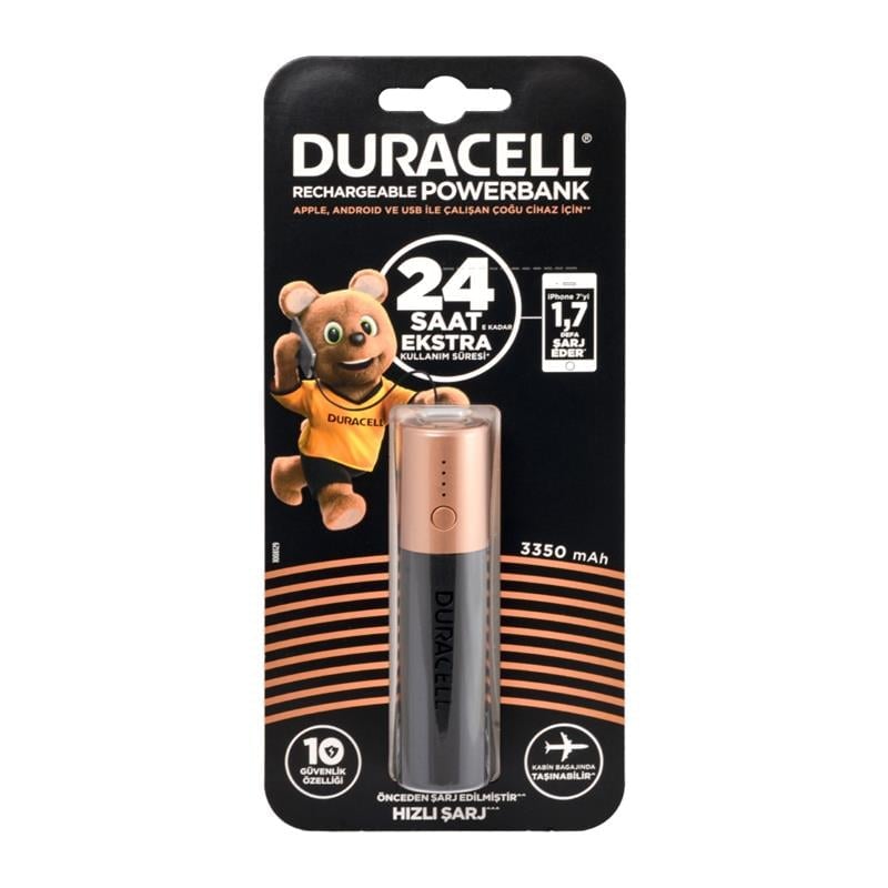 Duracell Powerbank 3350 mAh 24 Saat