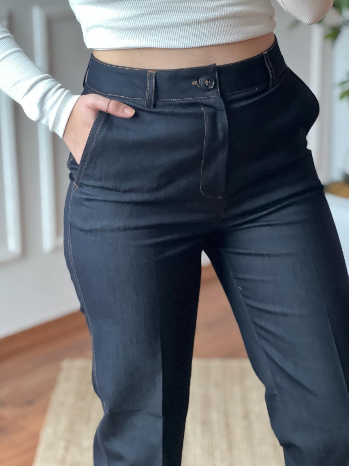 Boru Paça Pantolon 5171 Lacivert