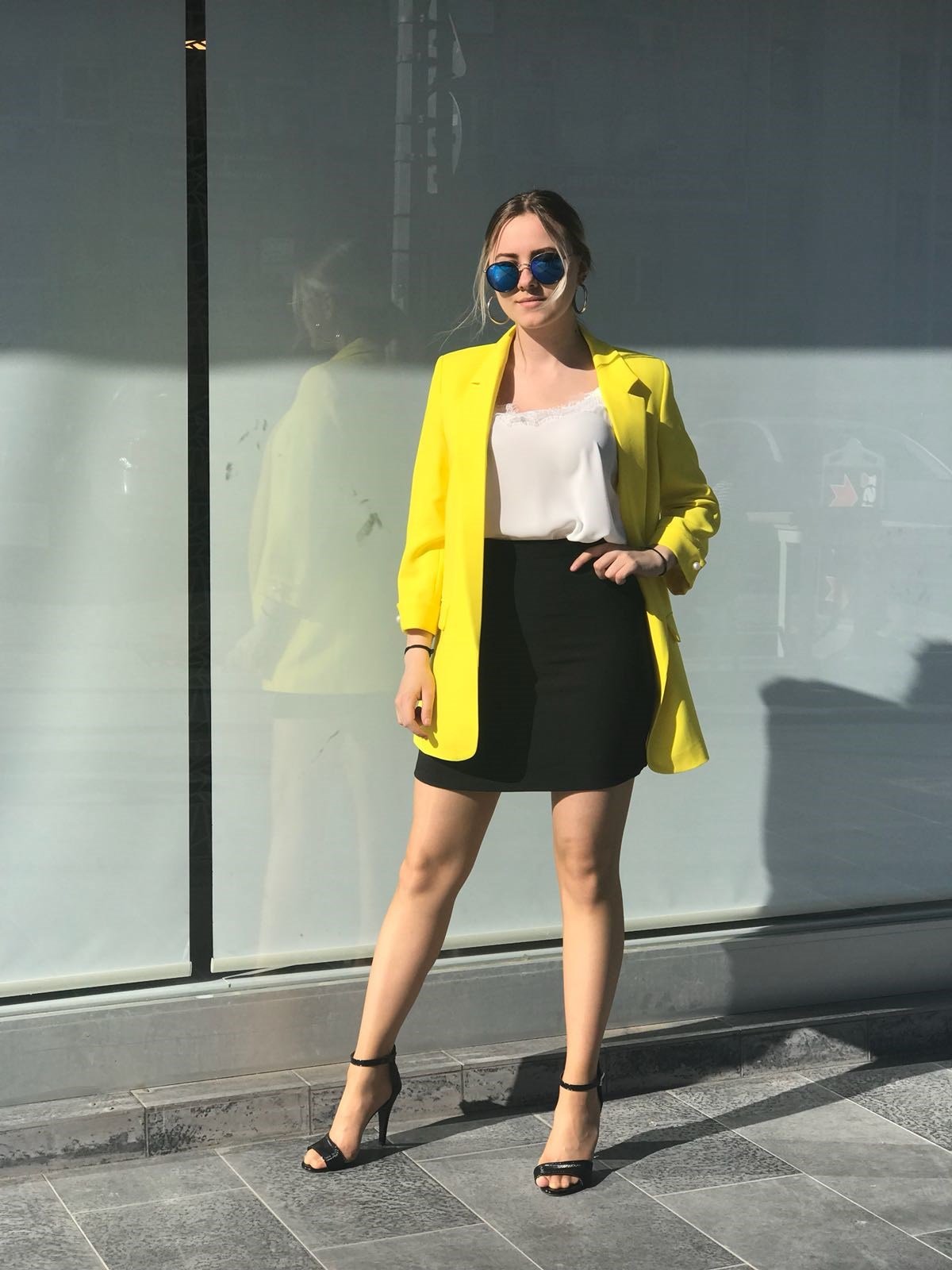 Truvakar Kol İncili Ceket Sarı DLV C6720 