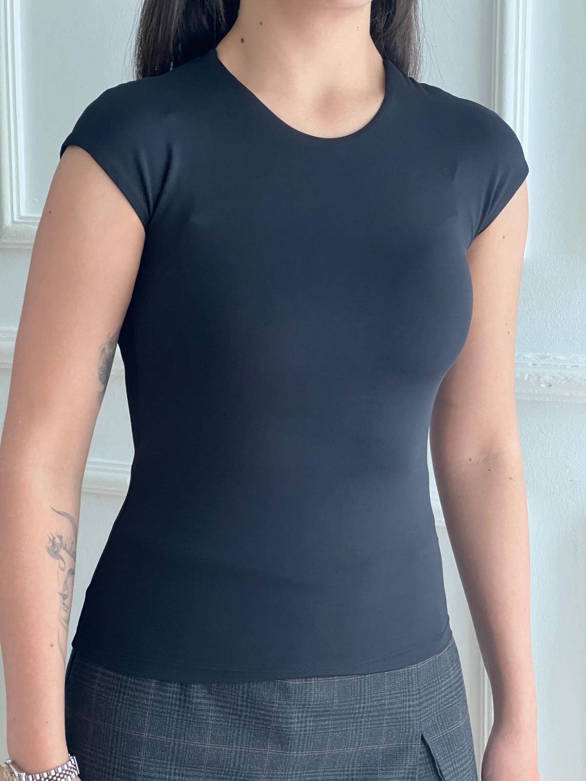 Kısa Kol Tshirt 30856 Siyah