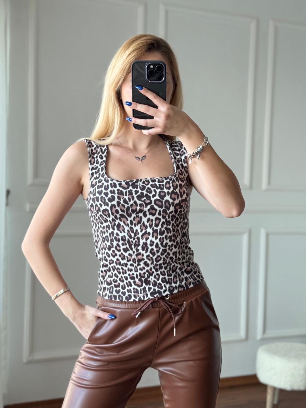 Leopar Desen Atlet 16340 Bej