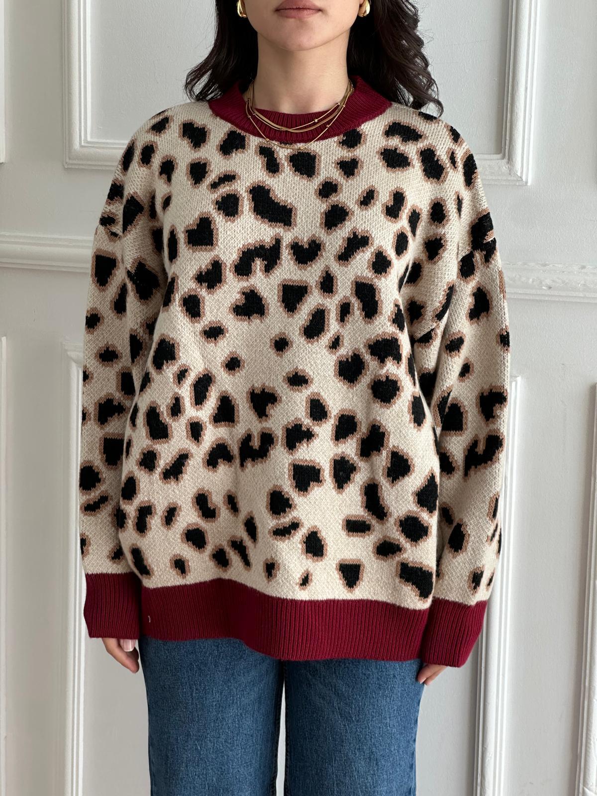 Leopar Desen Kazak 24739 Bej