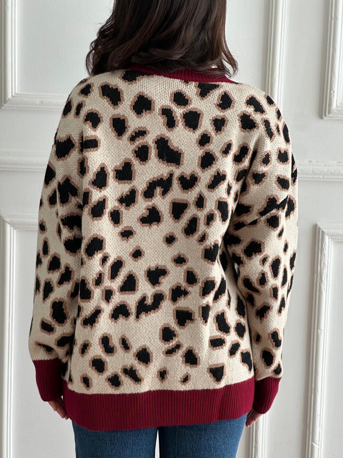 Leopar Desen Kazak 24739 Bej