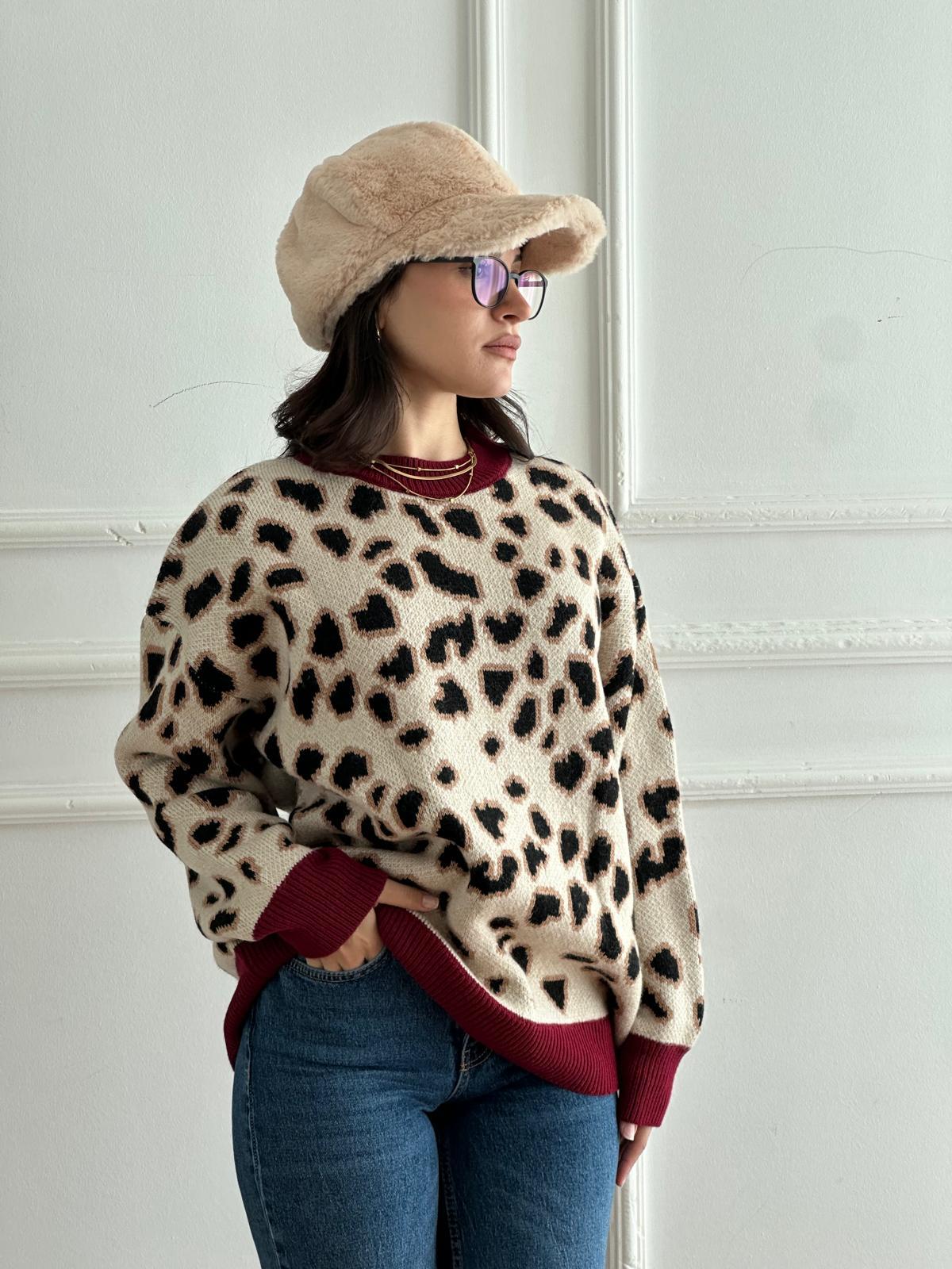 Leopar Desen Kazak 24739 Bej