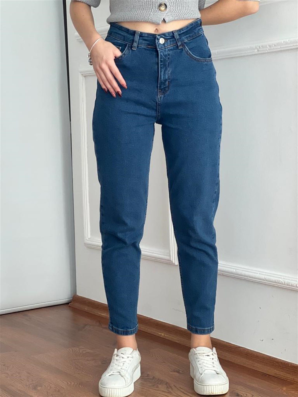Mom Jean 4148 Mavi