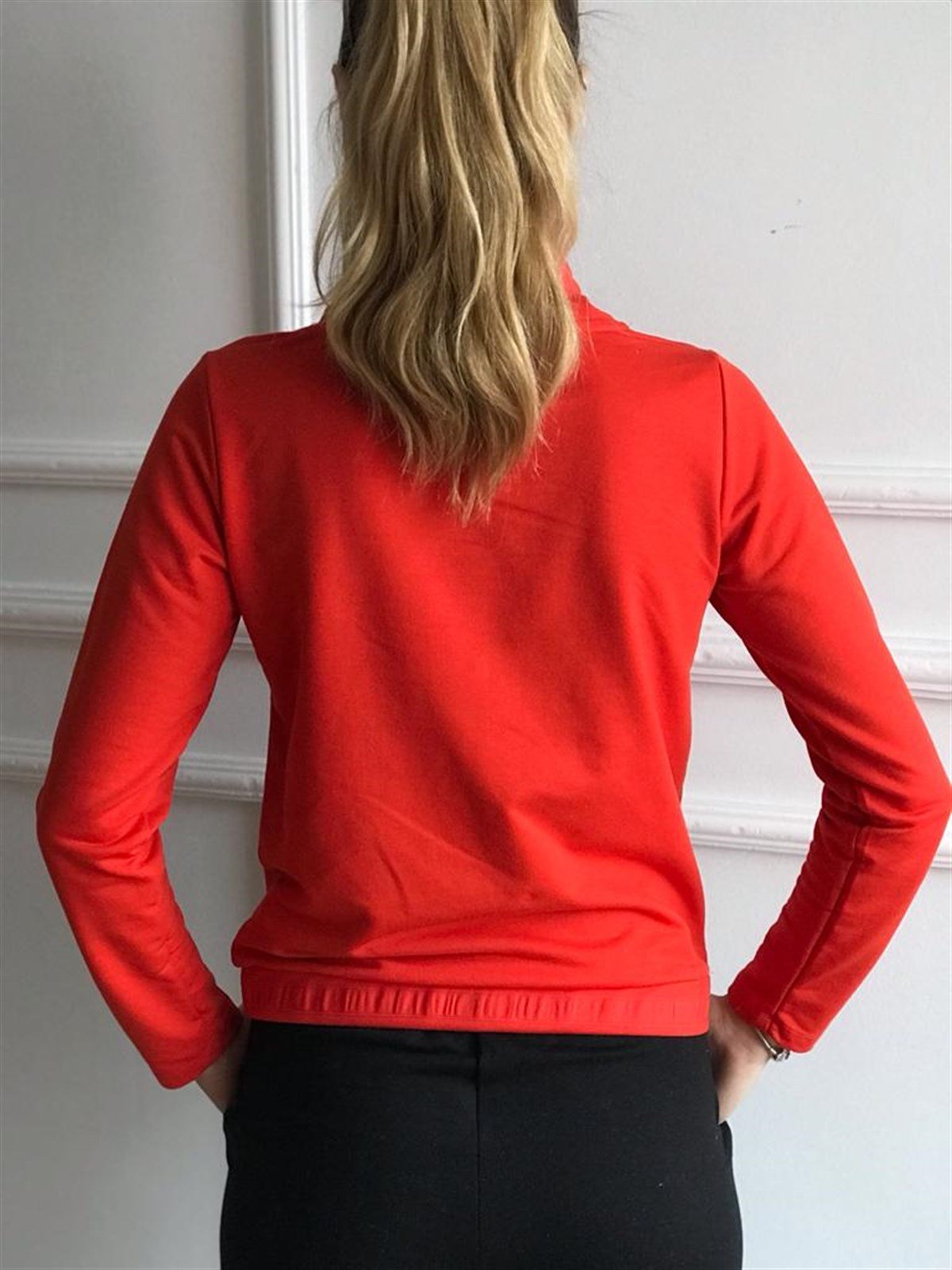 Yaka İpli Sweat 4018 Orange