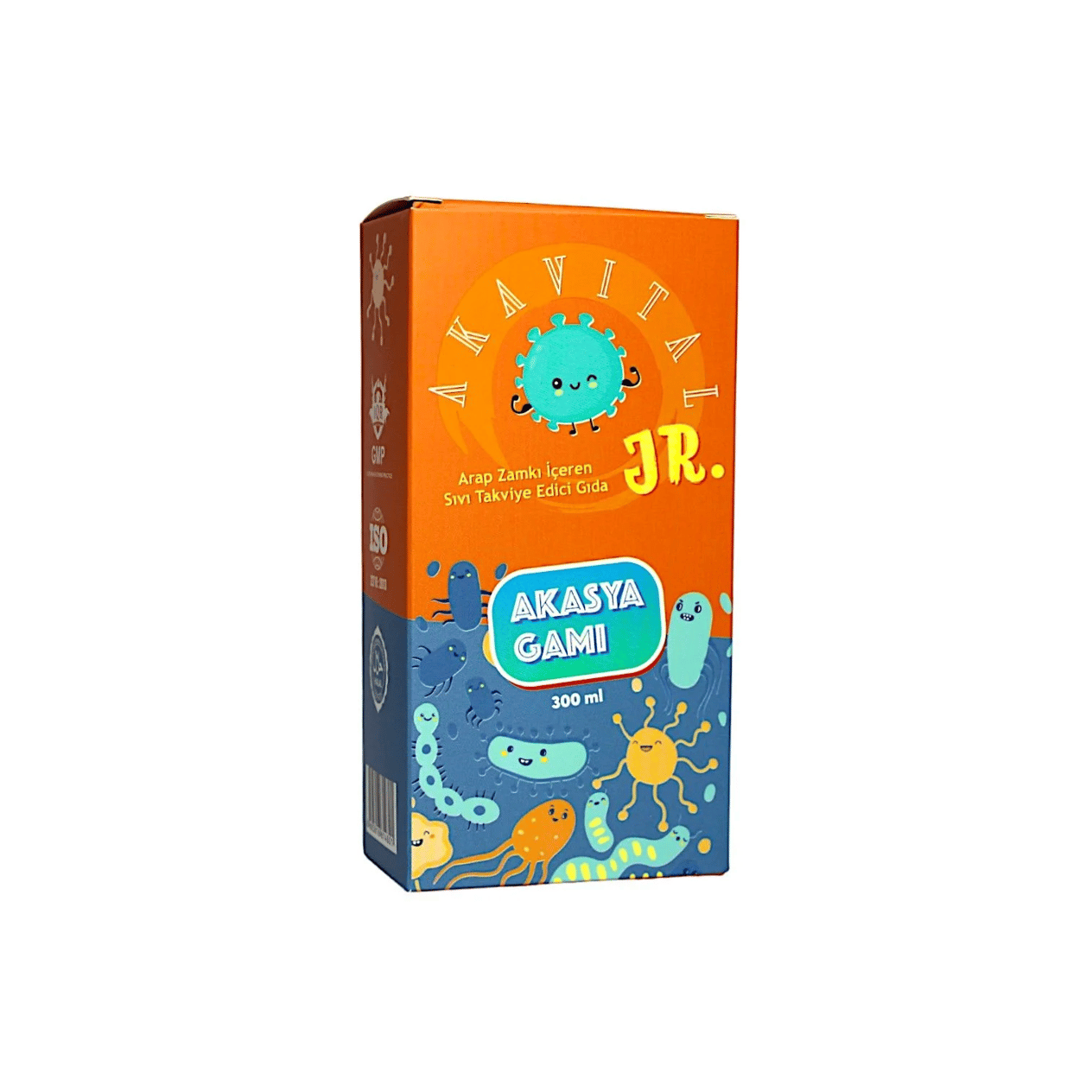 Akavital Jr. Arap Zamkı İçeren Sıvı Takviye Edici Gıda 300 ml-Akavital