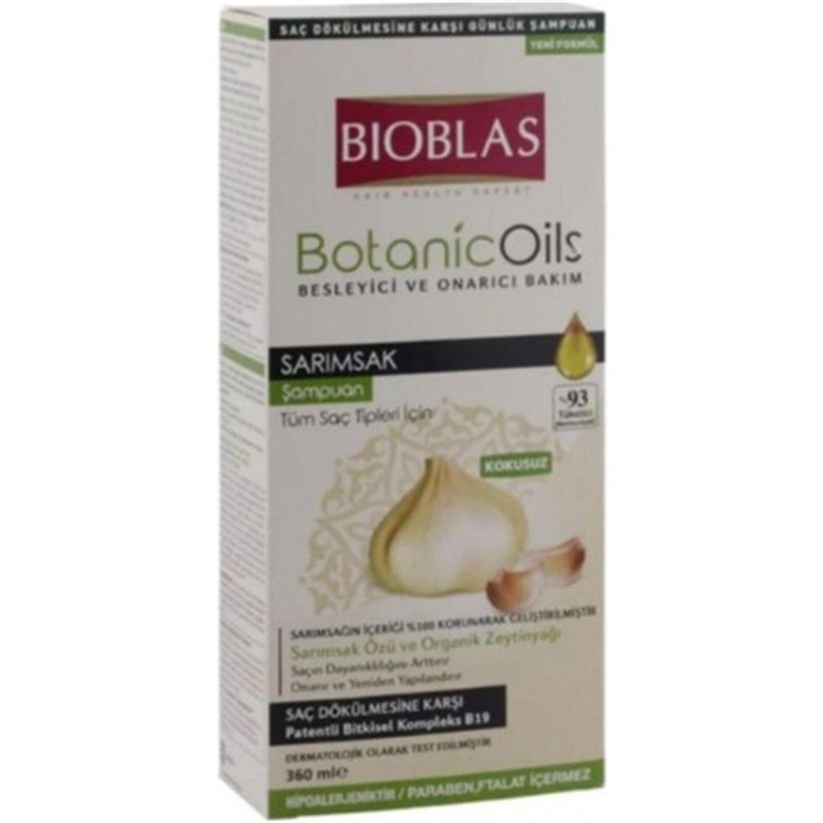 Bioblas Botanic Oils Sarımsak Şampuan 360 ml