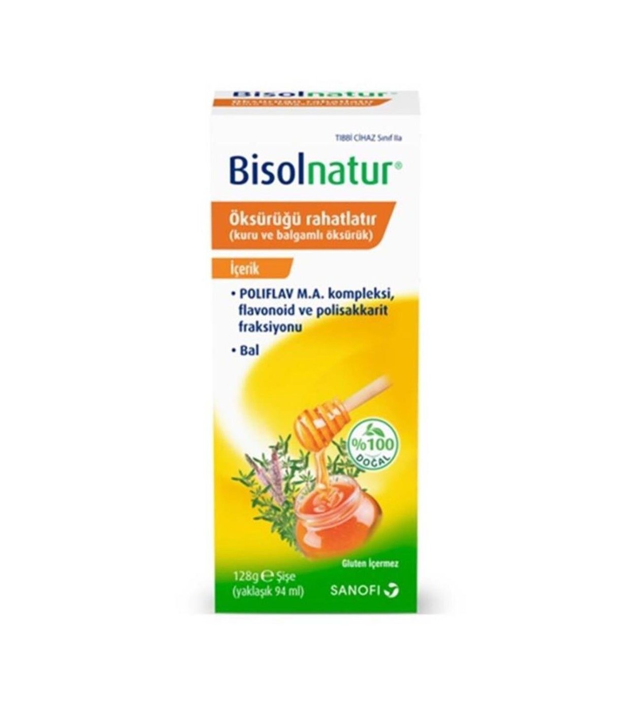 Bisolnatur Öksürük Şurubu 128 gr-Sanofi
