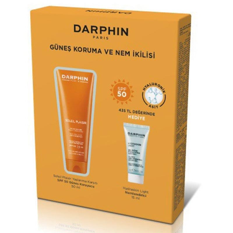Darphin Soleil Plaisir Güneş Koruyucu SPF50+ 50 ml + Darphin Hydraskin Light Nemlendirici 15 ml-Darphin