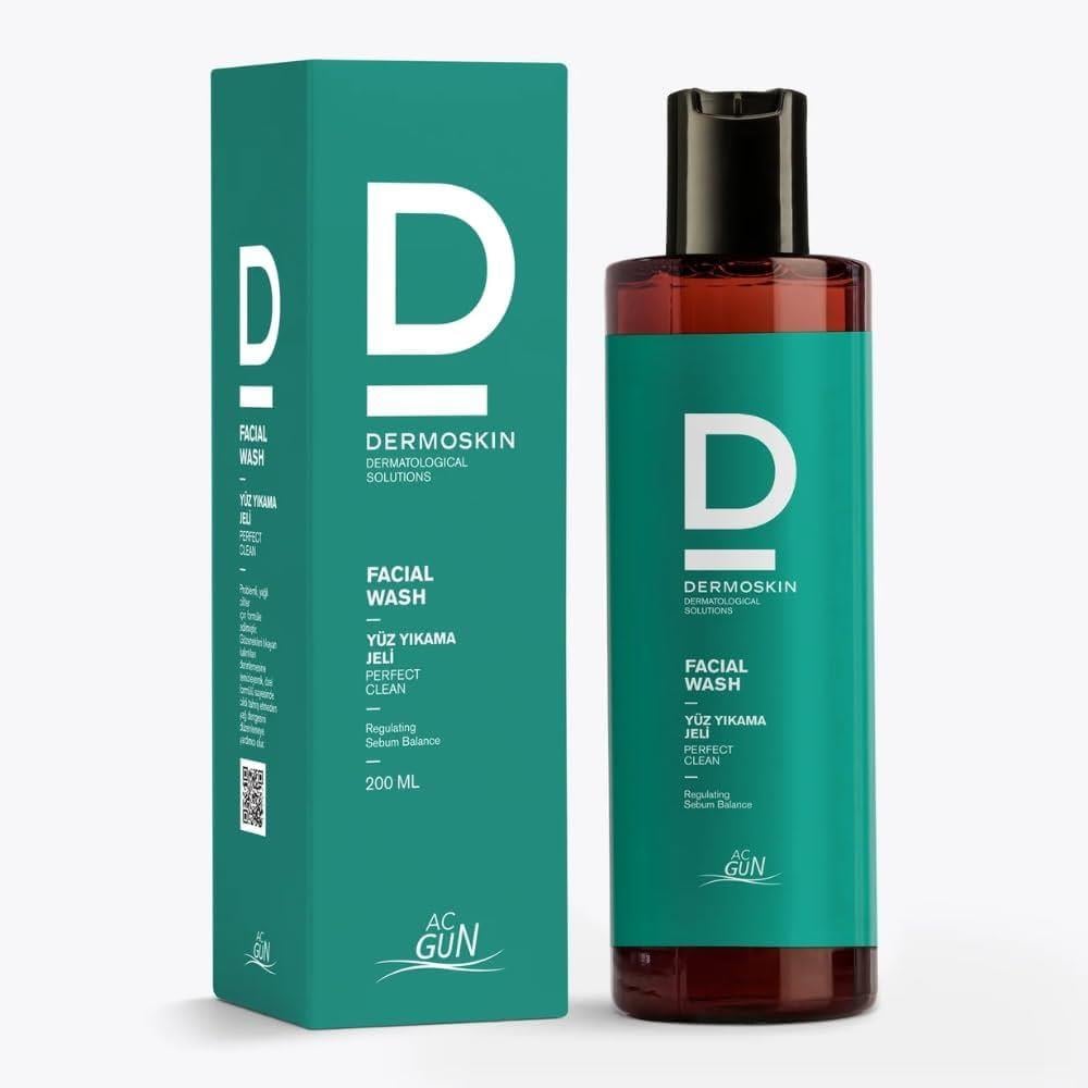 Dermoskin Acnegun Yüz Yıkama Jeli 200Ml-Dermoskin