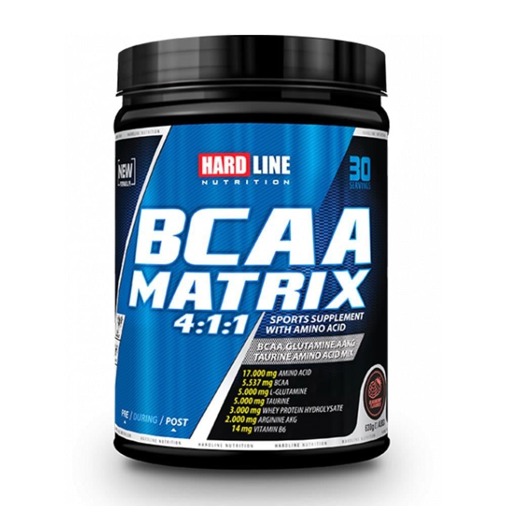 Hardline Nutrition BCAA Matrix 4:1:1 Böğürtlen 630 gr-HARDLINE