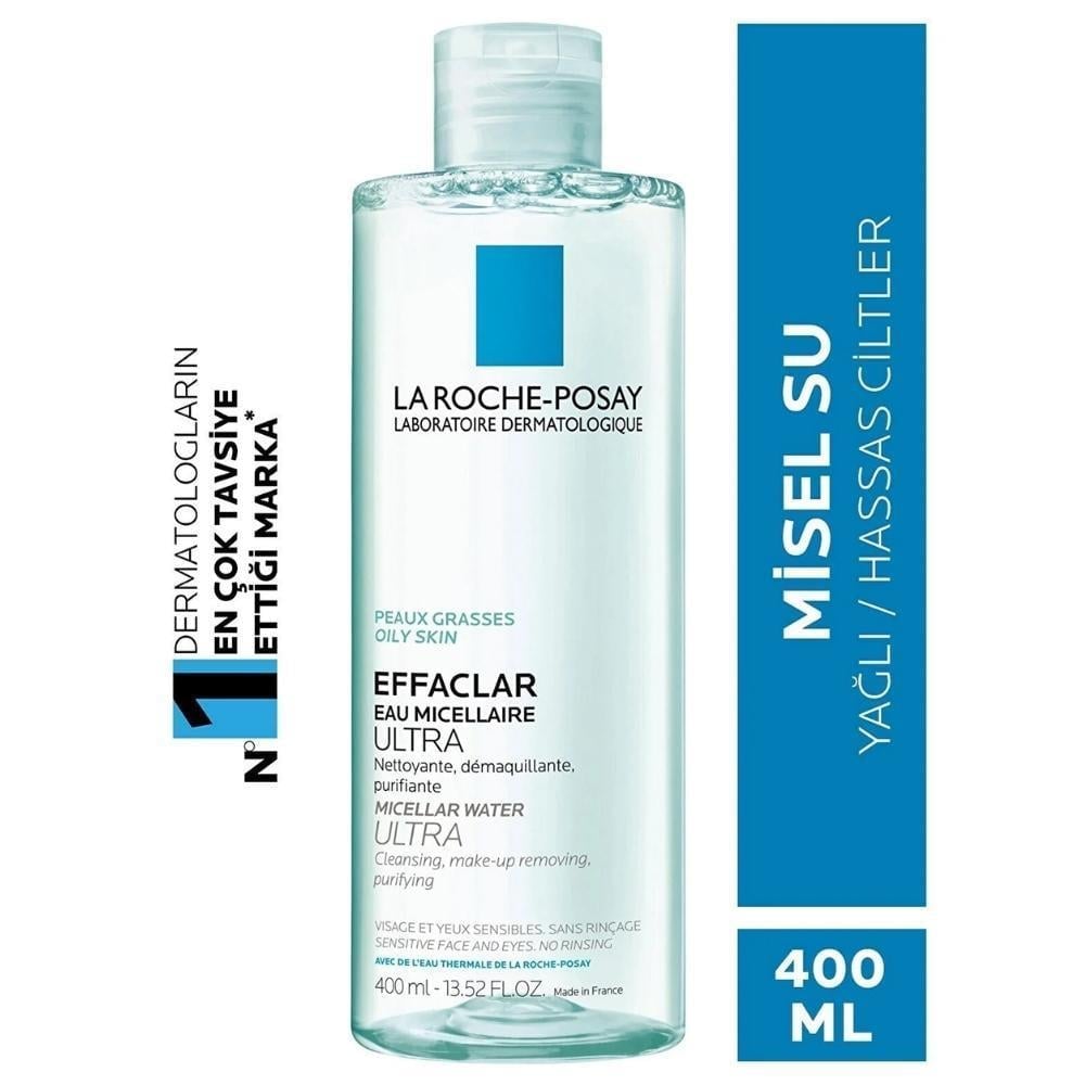 La Roche Posay Effaclar Yağlı Ciltler İçin Misel Su Ultra 400Ml-La Roche Posay