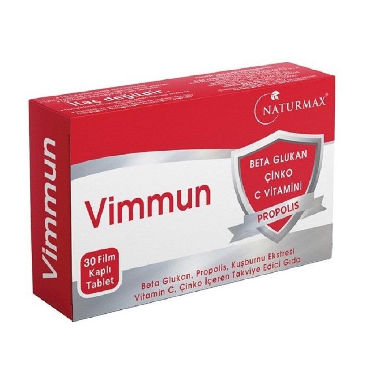Naturmax Vimmun Bağışıklık Güçlendirici 30 Tablet-NATURMAX