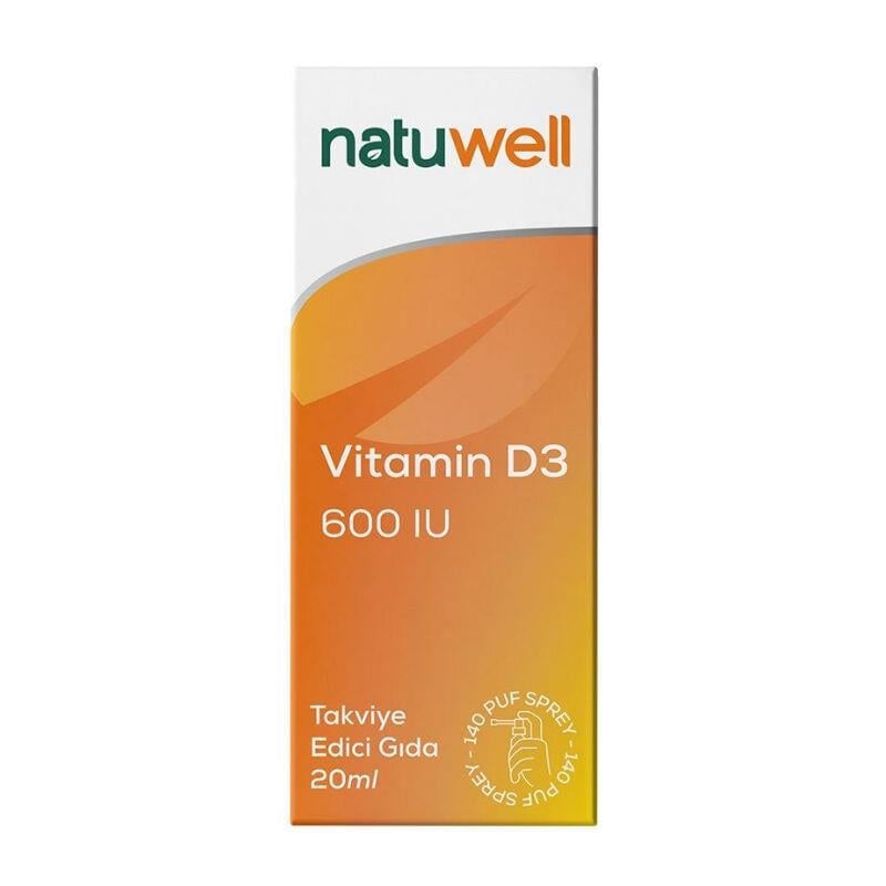 Natuwell D3 600 IU Sprey Damla 20 ml-NATUWELL
