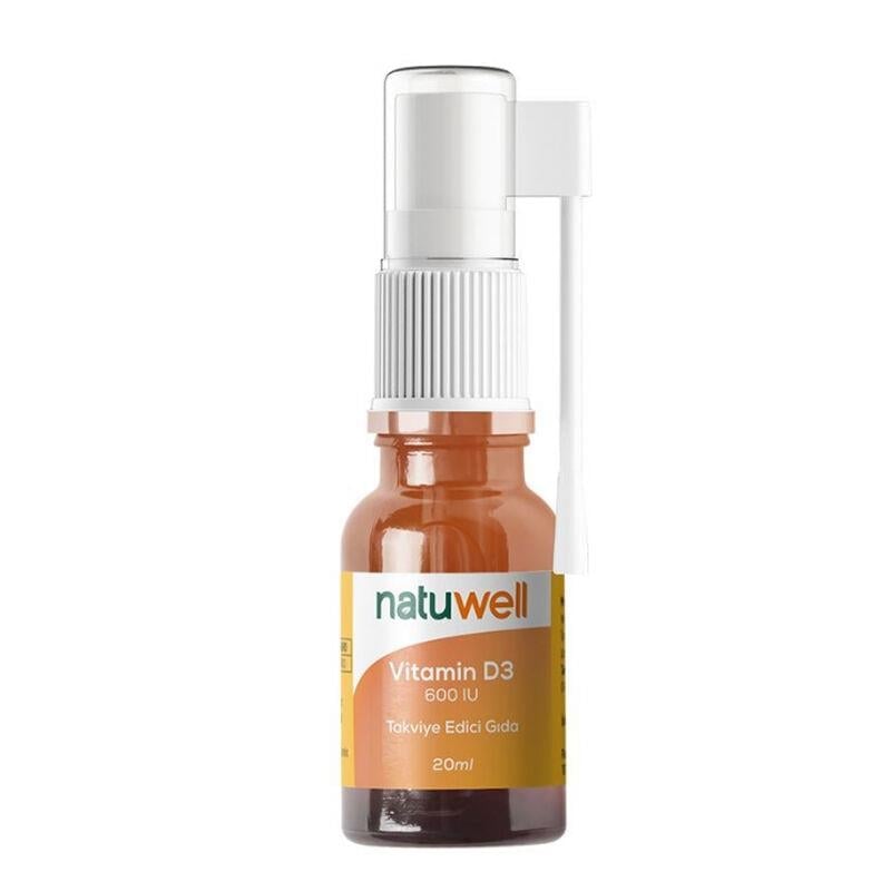 Natuwell D3 600 IU Sprey Damla 20 ml-NATUWELL