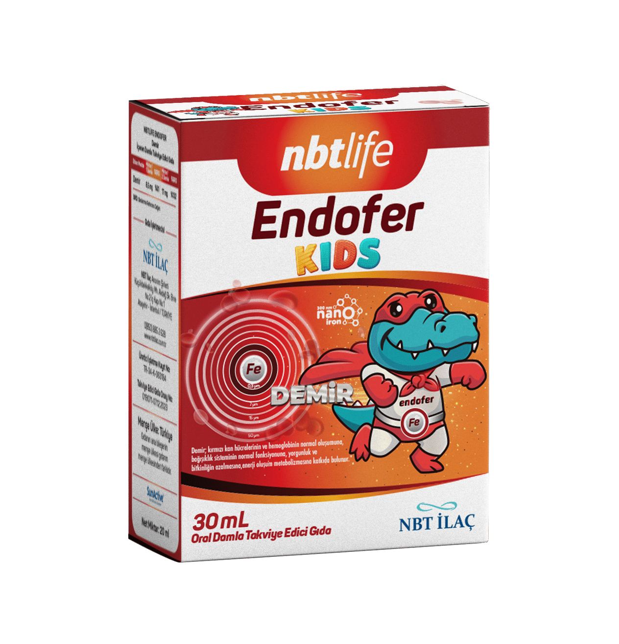 NBT Life Endofer Kids Demir Damla 30 ml-Nbt ilaç