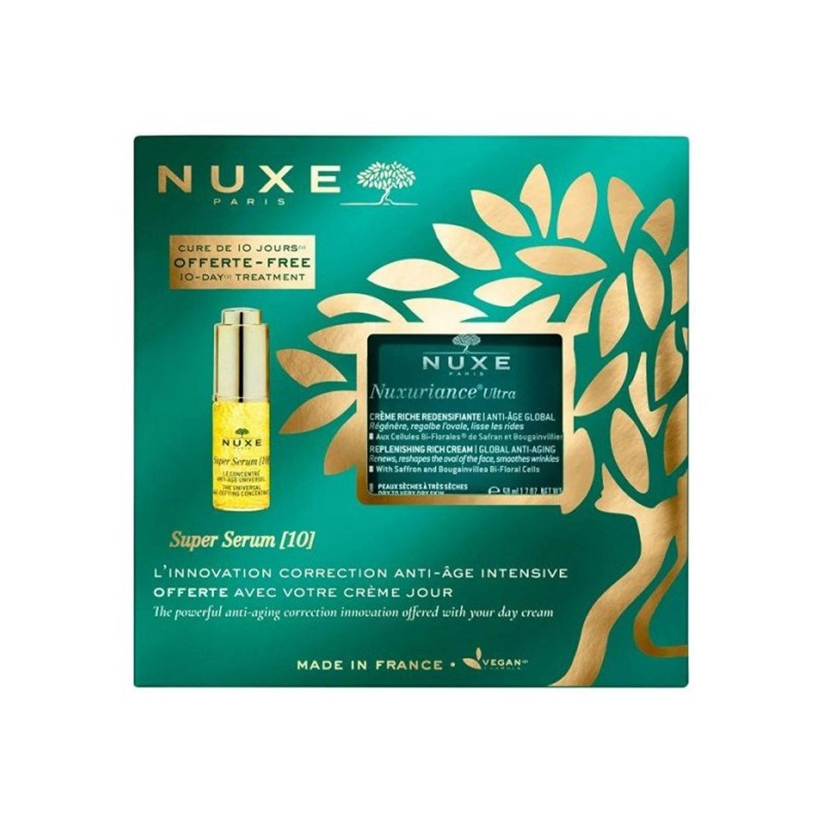 Nuxe Nuxuriance Ultra Replenishing Rich Cream Bakım Seti 50 ml