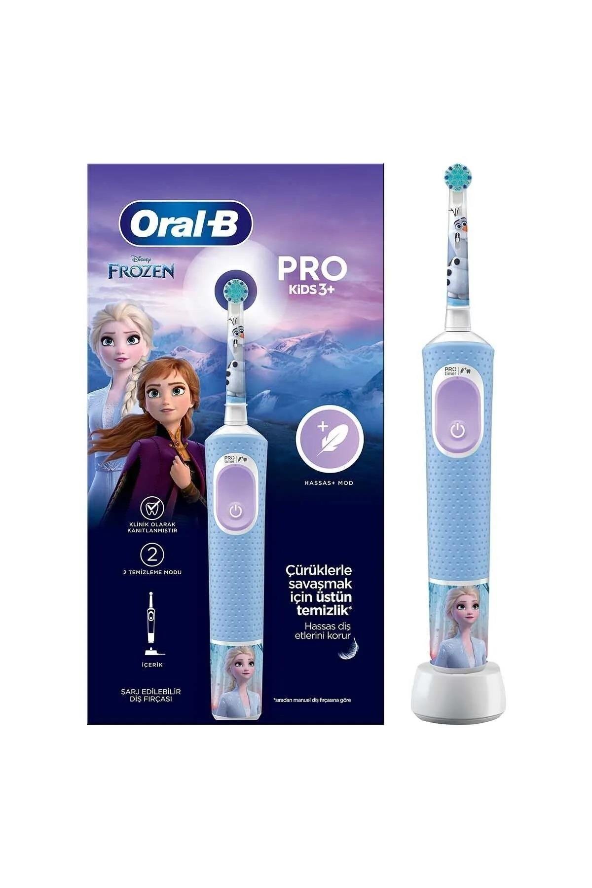 Oral-B Şarjlı Diş Fırçası Vitality Pro Çocuk - Frozen-Oral-B