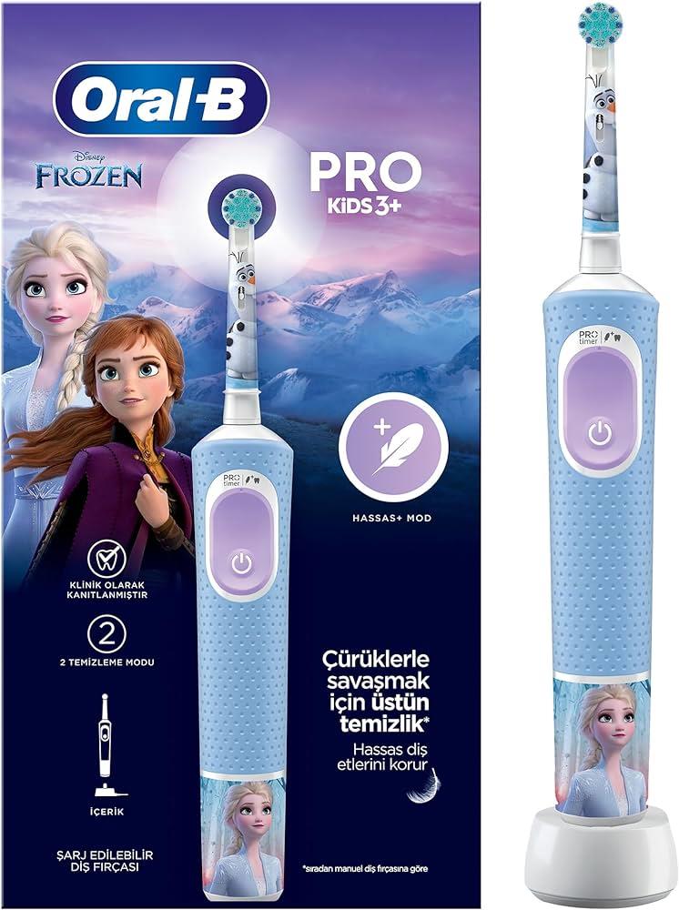 Oral-B Şarjlı Diş Fırçası Vitality Pro Çocuk - Frozen-Oral-B