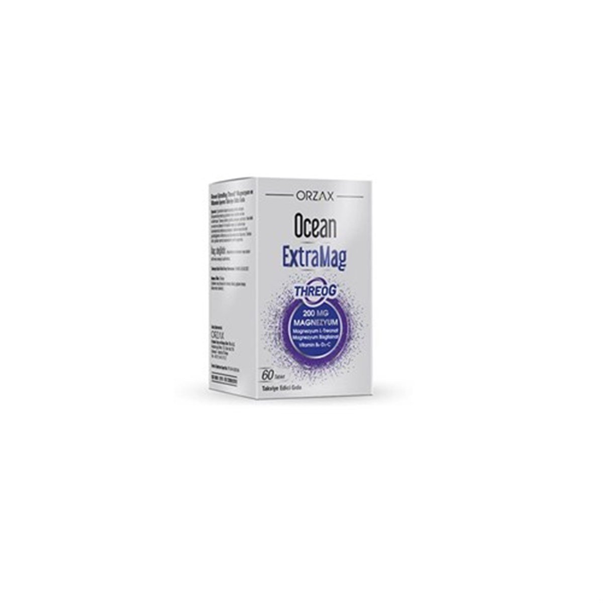 Orzax Ocean ExtraMag Threog Takviye Edici Gıda 60 Tablet