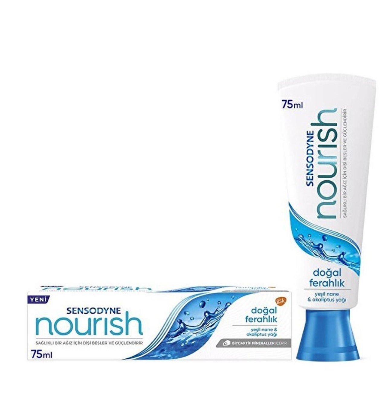 Sensodyne Diş Macunu Nourish Doğal Ferahlık 75 ml-Sensodyne