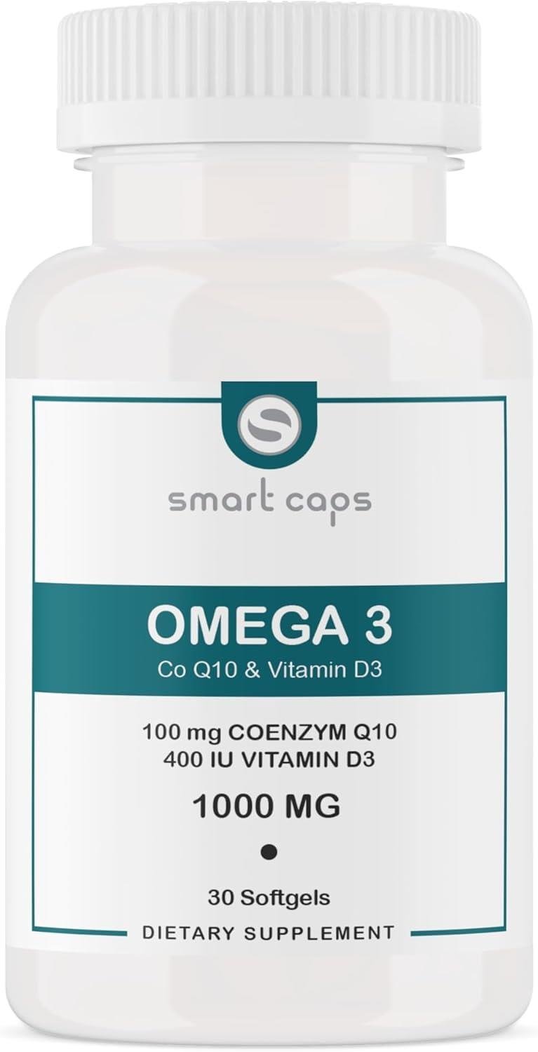 Smartcaps Omega 3 Vitamin D3 Q10 / 30 Softgel-Smartcaps