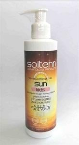 Soitenn Sun Kids SPF 50 200 Ml ( Yüz & Vücut İçin Güneş Koruyucu Krem )-Soitenn
