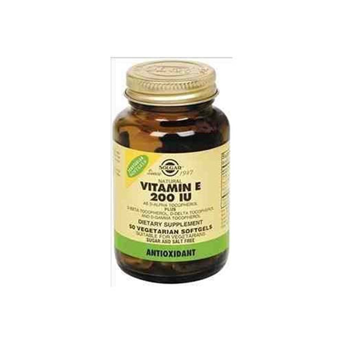 Solgar Vitamin E 200 Iu 50 Kapsül