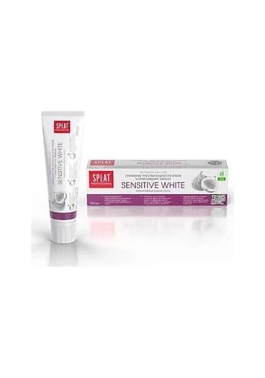 Splat Sensitive White Florür İçermeyen Diş Macunu 100 ml-Splat