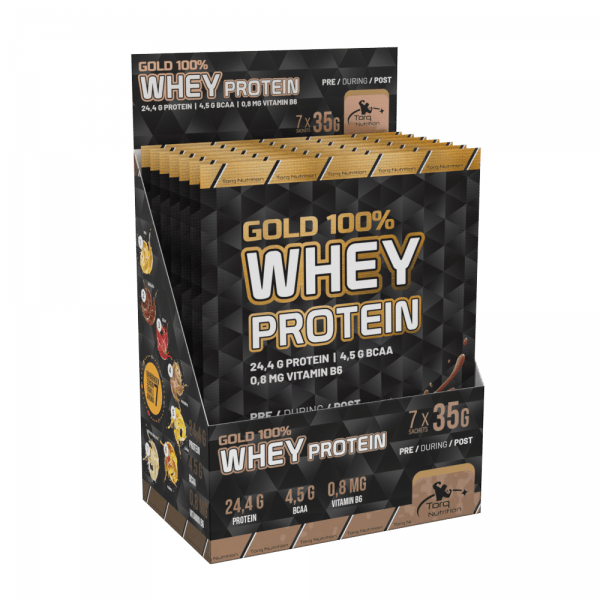 Torq Nutrition Gold Whey Protein 35 gr x 7 Saşe - Beyaz Çikolata-TORQ NUTRITION