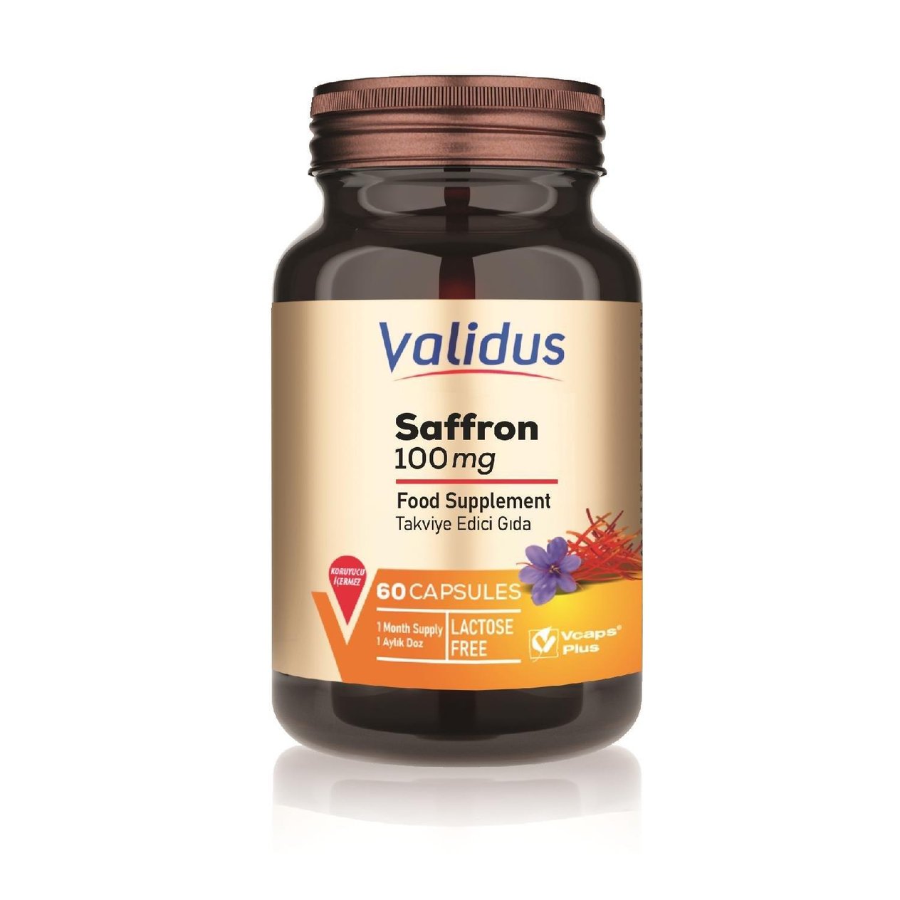 Validus Wellness Safran 100 mg 60 Kapsül-Validus