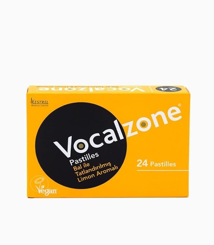 Vocalzone Ballı Limonlu Pastil 24'lü-Vocalzone
