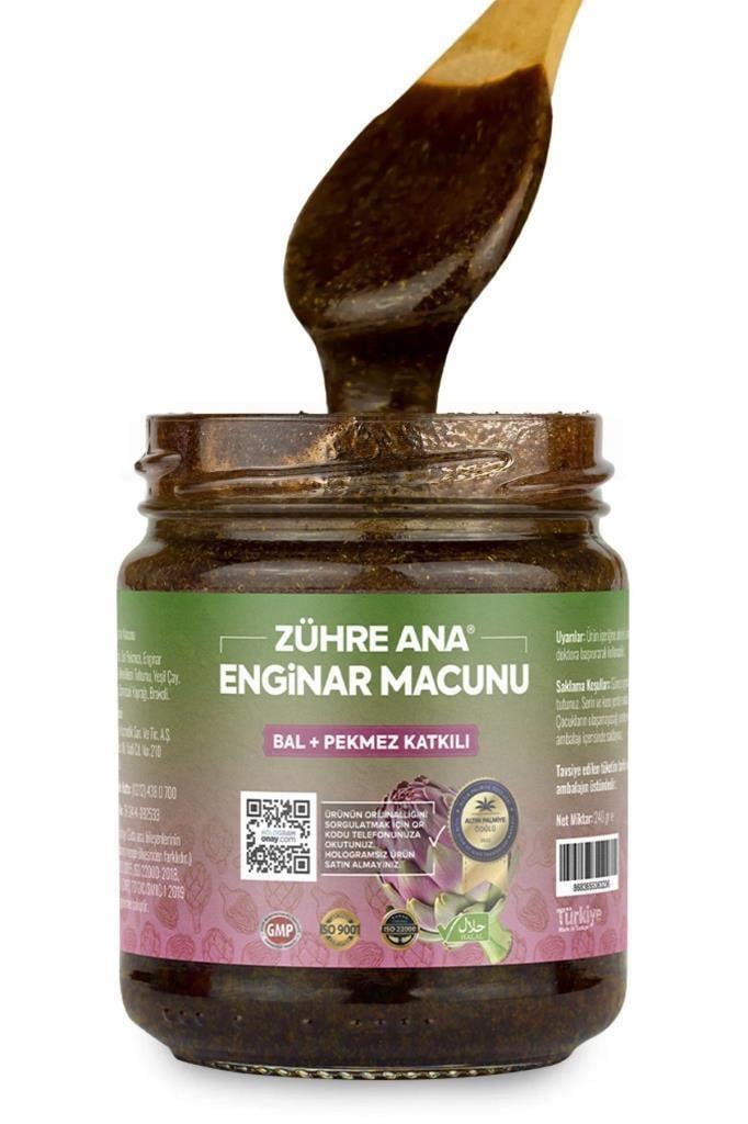 Zühre Ana Enginar Macunu Bal ve Pekmez Katkılı Macun 240 Gr