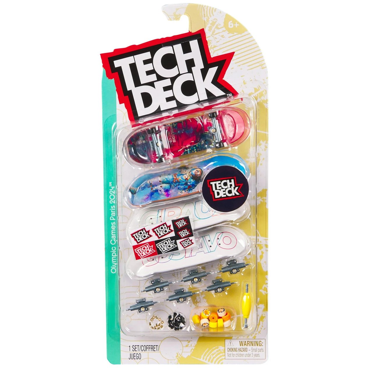 Tech Deck Felipe Gustavo Paris 2024 Bireysel Sporcu Koleksiyon Serisi 