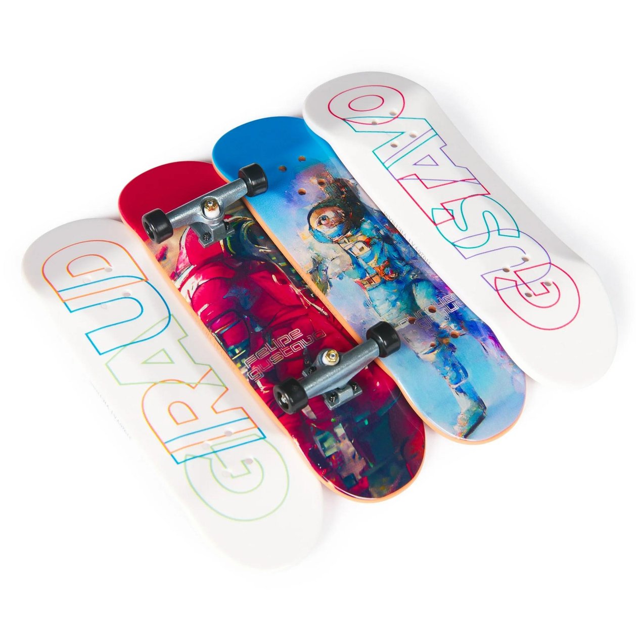 Tech Deck Felipe Gustavo Paris 2024 Bireysel Sporcu Koleksiyon Serisi 
